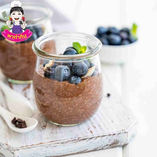 Almond & Chocolate Pudding พาทำกินPTKss พุดดิ้งอัลมอนด์ช็อกโกแลต: ของหวานสุดพิเศษ