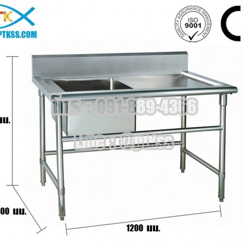 อ่างล้างจาน สแตนเลส เกรด 304 PTKss