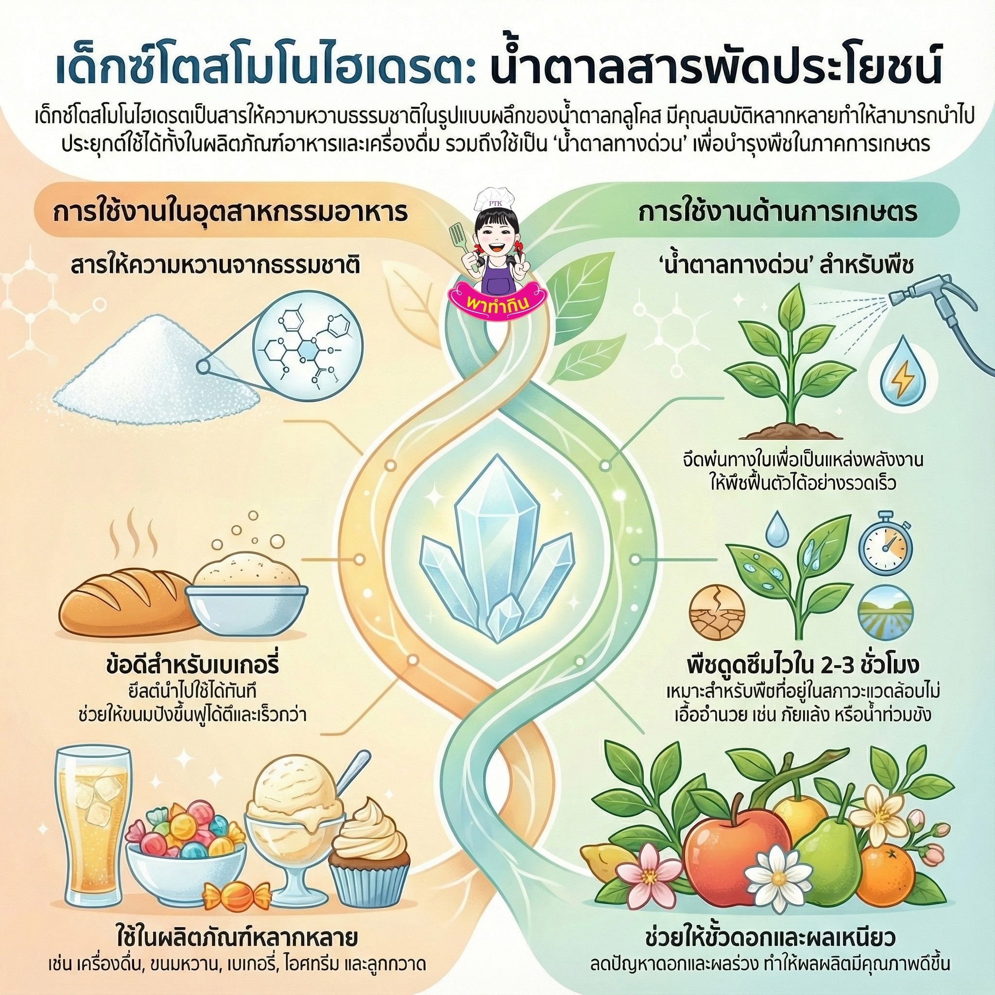 เด็กซ์โตสโมโนไฮเดรต